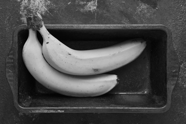 Image of bananas in loaf tin