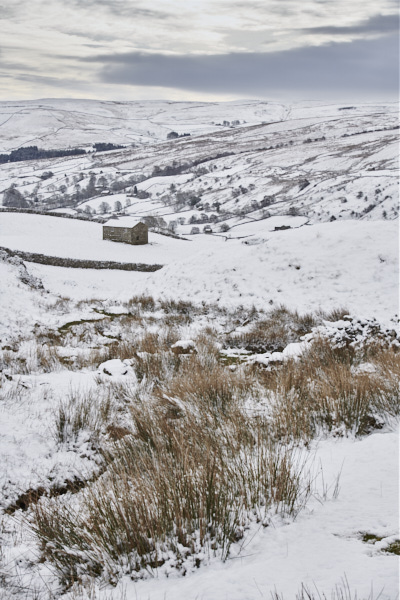 Image of view down a valley